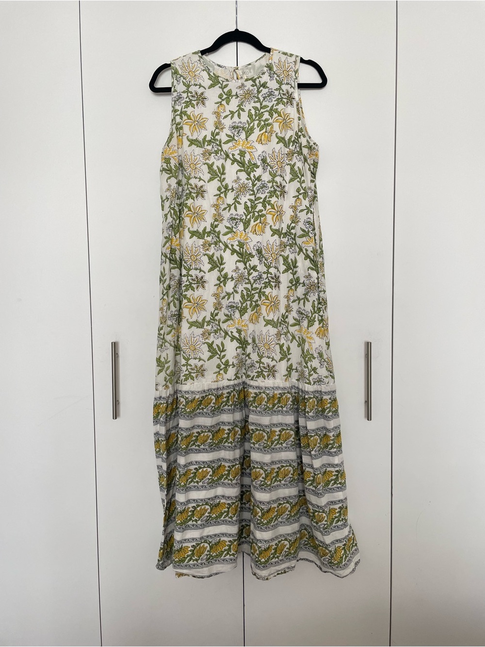 Livro Cotton Citrus Floral Print Maxi Dress